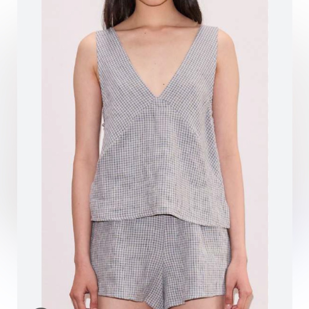 Deiji Studios Two Tie Set in Field Check